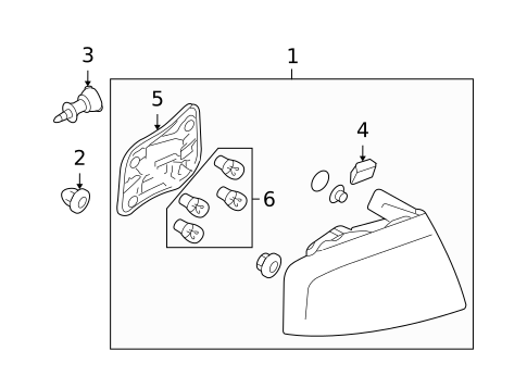Tail Lamps for 2007 Audi A4 Quattro #2