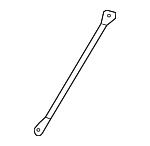 31010J9000 - Fuel System: Strap for Genesis: G70, G80, G90 | Hyundai: Accent, Azera, Elantra, Elantra GT, Excel, Genesis, Genesis Coupe, Palisade, Santa Fe, Santa Fe Sport, Santa Fe XL, Scoupe, Sonata, Tiburon, Tucson, Veloster, Veloster N, XG300, XG350 Image