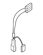 99662250100 - Body: Glove Box Lamp Harness for Porsche: 911, Boxster Image