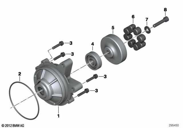 11147675143 - Engine Electrical System: Flange -  for BMW-Motorrad Image