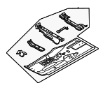 41009879503 - Body: Floor Pan for BMW Image
