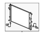 190105AAA01 - Cooling System: Radiator Assembly for Honda: Civic Image