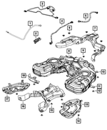68212611AC - Fuel: Fuel Tank Jumper Wiring for Mopar Image