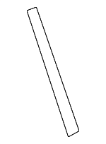 863932E000 - Body: Black Out Tape for Hyundai: Tucson Image