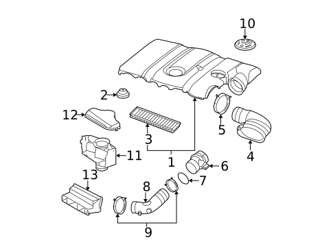 Air Intake for 2006 Volkswagen Jetta #0