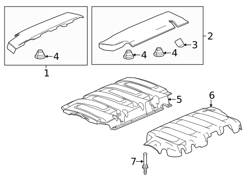 Engine Appearance Cover for 2015 Chevrolet Corvette #0