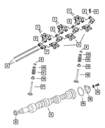 6502847 - 3.5L Gas; Engine: Hex Head Bolt And Washer, Mounting for Mopar Image