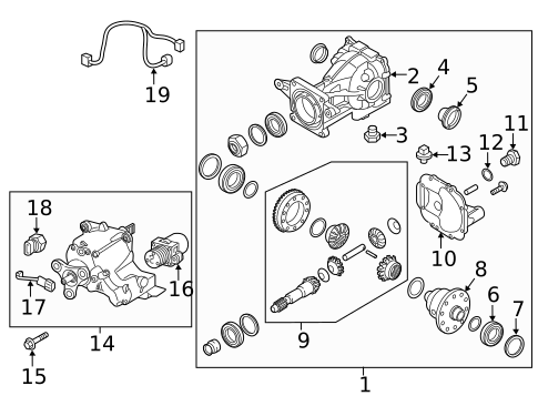 Axle & Differential for 2016 Hyundai Tucson #0