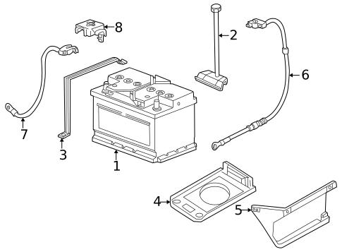 Battery for 1998 BMW Z3 #0