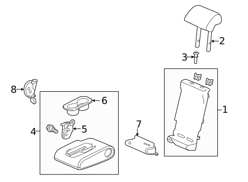 Second Row Seats for 2018 Acura MDX #2