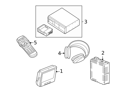 Entertainment System Components for 2010 Land Rover Range Rover #0
