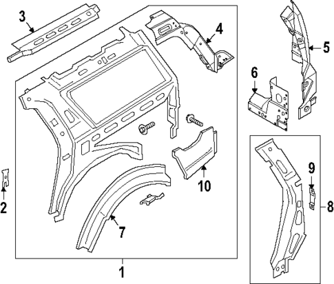 Inner Structure for 2025 Lincoln Navigator #0