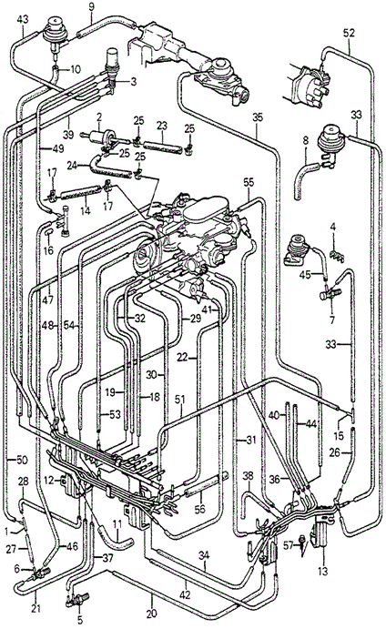 Fuel Tubing (1) for 1984 Honda Accord #0