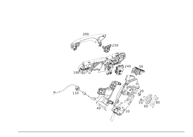 9908935 - Rear Doors: Csk. Pan Head Screw for Mercedes-Benz Image image