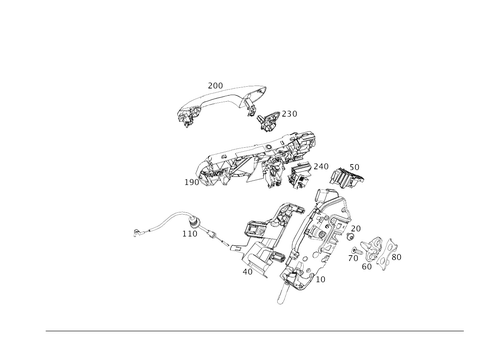 Locking System for 2025 Mercedes-Benz CLA250 #0