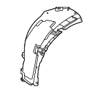 2068843900 - : Ft Fender Liner for Mercedes-Benz Image