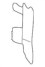 2068850100 - Body: Rear Seal for Mercedes-Benz: C 300, C 43 AMG&amp;reg;, C 63 AMG&amp;reg; S E Performance Image image