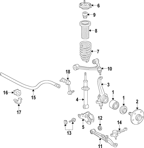 Ride Control for 2001 Lexus IS300 #0
