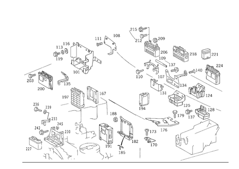 Control Units for 1990 Mercedes-Benz 300TE #1