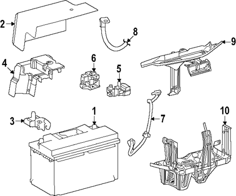 Battery for 2024 Toyota Land Cruiser #1