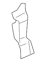 5G0810379A - Body: Upper Bracket for Volkswagen: e-Golf, Golf, Golf Alltrack, Golf R, Golf SportWagen, GTI Image