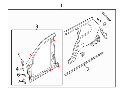 Aperture Panel for 2018 Volkswagen Golf Alltrack #0