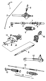 8993693 - Steering: Gear Assembly for Saab: 900 Image