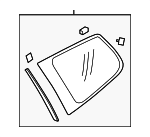 65209SC012 - : Quarter Glass for Subaru: Forester Image