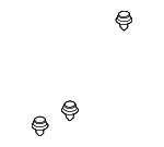 GE4T68865A - Body: Upper Quarter Trim Fastener for Mazda Image