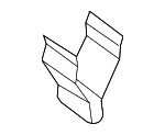 LB8264345 - Body: Upper Quarter Trim Clip for Mazda Image