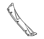 16383101527167 - Body: Cowl Grille for Mercedes-Benz Image