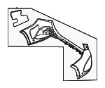 25488590019999 - Body: Bumper Cover for Mercedes-Benz Image