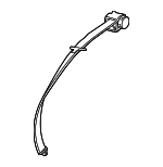 89026278 - : Part# 89026278 Ebony Rear Center Seat Belt with Retractor for Pontiac: Grand Prix Image