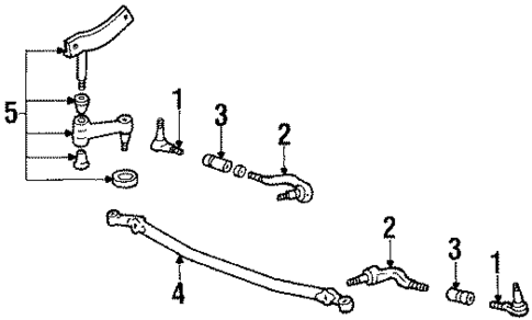 Steering Linkage for 1985 Mitsubishi Montero #0