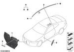 51135B75835 - Vehicle Trim: Grill Front for BMW Image