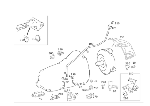 Attached Parts for Transmission, Oil Filler Pipe for 2008 Mercedes-Benz ML63 AMG #0