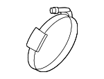 282932C000 - Cooling System: Water Outlet Hose Clamp for Hyundai Image image