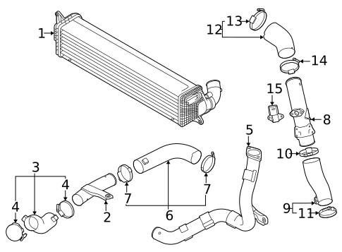 Intercooler for 2022 Hyundai Kona N #0