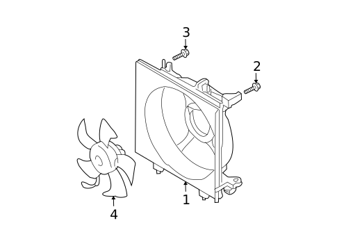 Cooling Fan for 2013 Subaru Forester #1