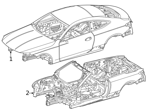 Body Shell for 2025 Mercedes-Benz CLE 53 AMG&reg; #0