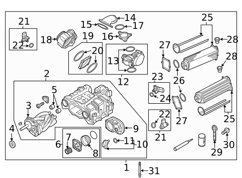 Supercharger & Components for 2018 Audi A7 Quattro #0
