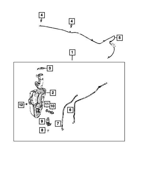 Wiper and Washer System for 2026 Jeep Compass #1