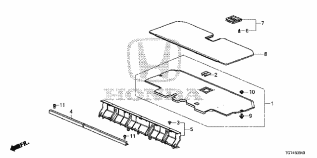 Cargo Floor Lid for 2016 Honda Pilot #0
