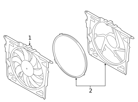 Cooling Fan for 2014 BMW M6 Gran Coupe #0