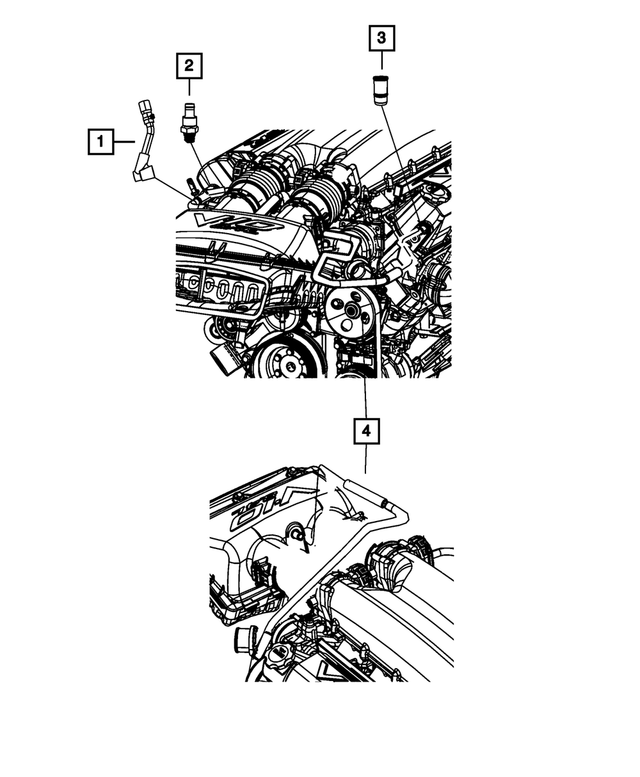 5037869AC - 8.4L Gas; Engine: Pcv Hose for Mopar Image image