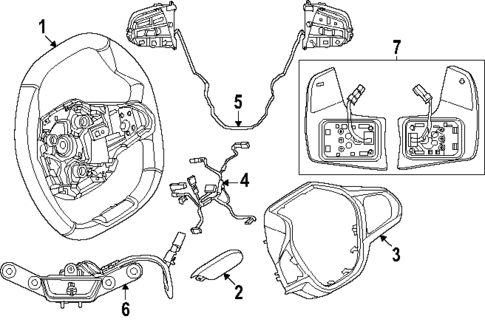 Steering Wheel & Trim for 2025 BMW M4 #0