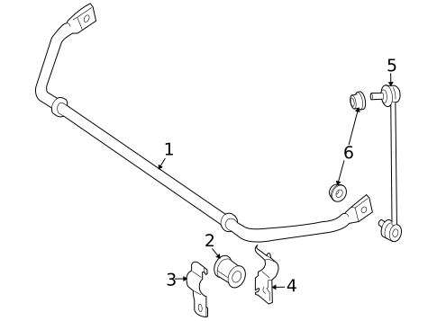 Stabilizer Bar & Components for 2009 Smart Fortwo #0