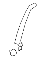 6767412011 - Body: Frame Molding for Toyota Image
