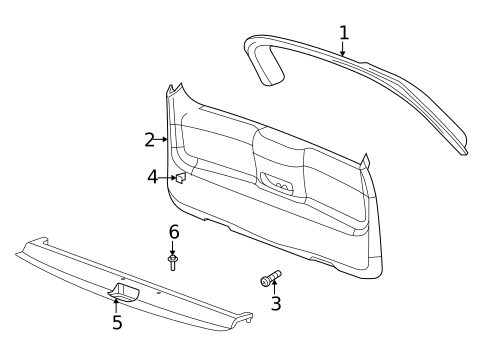 Interior Trim - Pillars for 2009 Dodge Durango #3