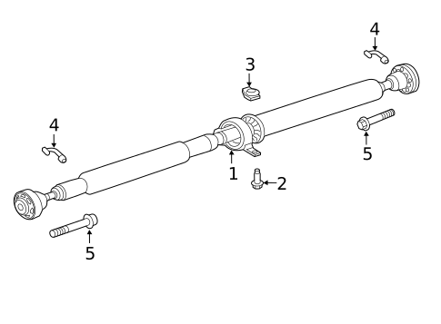 Drive Shaft for 2019 Jaguar XJ #0